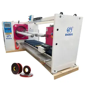 High Precision Double Turreted Shafts Fast Speed Paper Roll Cutting Slitting Rewinding Machine