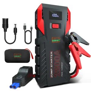 Arrancador de batería portátil para coche, batería de arranque multifunción de 25000mAh, TYPE-C USB, 12V, Banco de energía