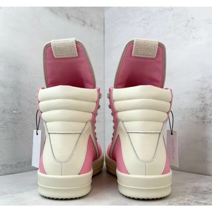 American Street Black and White Patchwork Leather High Top Board Shoes, <b>Height</b> <b>Increasing</b> Versatile Casual Men and Women - Product Image 6