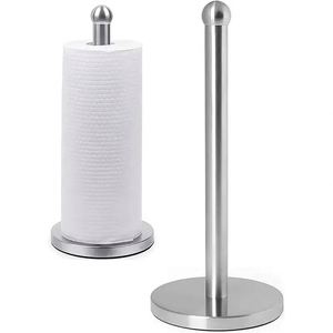 Classic Countertop <b>Kitchen</b> Tissue Holder Simple Design Stainless Steel <b>Paper</b> Towel Holder - Product Image 1