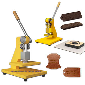 Machine de découpe manuelle à l'emporte-pièce pour matériaux de chaussures, pantoufles, cuir, tissu, papier, plastique, caoutchouc - Product Image 1