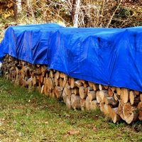 Bâche multi-usages enduite de PE, toile imperméable pour jardin, auvent extérieur, voile d'ombrage, bâche de protection pour bateau, camion, abri pour animaux de compagnie