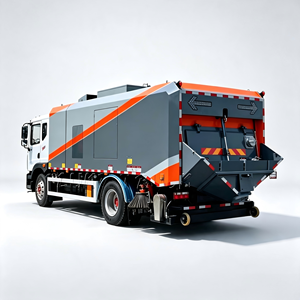 Camion de maintenance des chaussées multifonctionnel 10M3, nettoyeur de pollution routière tout-en-un, lavage, balayage, aspiration - Product Image 1