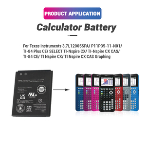 Nouvelle batterie P11P35-11-N01 Li-ion 3.7V 1200mAh remplacement 3.7L12005SPA pour <span class=keywords><strong>Texas</strong></span> Instruments <span class=keywords><strong>TI</strong></span>-84 CE <span class=keywords><strong>CX</strong></span> CAS <span class=keywords><strong>calculatrice</strong></span> graphique - Product Image 3