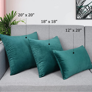 Vỏ gối trang trí hình vuông chất lượng cao giá rẻ OEM, chất liệu nhung - Product Image 6