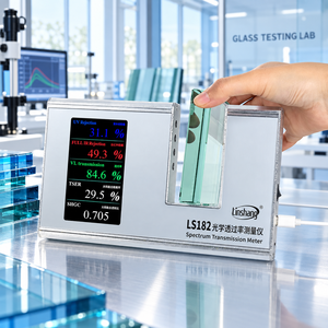 Analyseur de transmission spectrale Linshang LS182 pour films de verre, test UV IR VLT TSER et SHGC jusqu'à 47 mm - Product Image 1