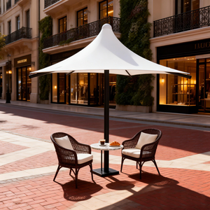 Estructura de Membrana Tensada de PVDF, Toldo Personalizado para Exteriores, Impermeable, Comercial, para Plazas, Paisajes, Protección Solar - Product Image 6