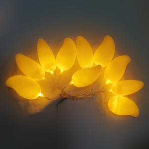 屋外の庭の装飾のためのLEDフルーツライトストリング暖かい白いクリスマスの特徴マンゴーアップルストリートグリーンベルトツリーデコレーション - Product Image 2