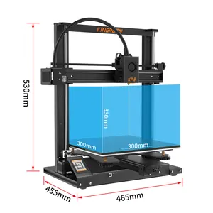 金隆KP5L 3D打印机恢复关机打印DIY FDM 3D打印机套件KP5高精度打印尺寸300x300x330mm毫米