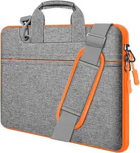 Cheap small book children's custom soft embroidery laptop sleeve bag mini envelope briefcase for men business messenger bag