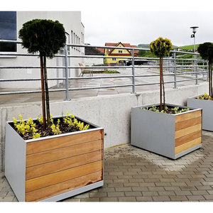 Jardinières modernes de grande taille pour arbres de rue Arlau, pour l'extérieur - Product Image 6