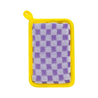 Éponge de nettoyage double face en forme de lingot carré, haute élasticité, pour vaisselle de cuisine, modèle XSJ-314, pour le dropshipping transfrontalier