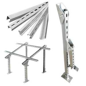 Nhôm Tự Làm 50Mm X 50Mm Mạ Kẽm U Kênh Năng Lượng Mặt Trời Bảng Điều Khiển Gắn Chân Đế C Kênh Thép - Product Image 1