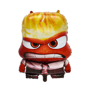 Ballon en aluminium de personnage de dessin animé Expression à l'envers pour les décorations de fête - Product Image 5