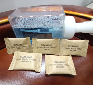 Pastiglie di <span class=keywords><strong>Sapone</strong></span> Schiumogeno Ecologiche 2026 per Lavaggio Mani, Detergente Solido Sostenibile <span class=keywords><strong>Monouso</strong></span> - Product Image 2