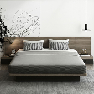 Japanese <b>Bed</b>, Solid Base Platform Frame Double King <b>Size</b> Wood Bedroom Furniture GF-095 Japanese <b>Bed</b> GF-095 - Product Image 6
