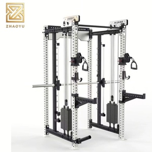 Máquina Smith Multifuncional Comercial con Cable, Entrenador Funcional, Power Rack, Equipo de Gimnasio Todo en Uno para Entrenamiento de Fuerza - Product Image 1