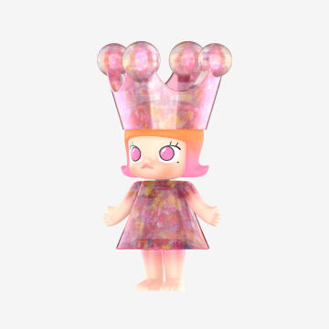 For POP Mart MEGA ROYAL MOLLY Princess Pink PVC Action Figure Born