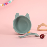 Tasse et bol écologiques, bavoir, fourchette et cuillère, ensemble d'assiettes à dîner pour bébé, ustensiles de cuisine pour l'alimentation, assiettes, bavoirs, bols, cuillères