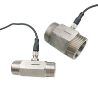 Produsen M12 Sensor aliran cair Meter, Sensor aliran Nadi efek Hall air 1/4 ", 1/2", 3/4 ", 1", 2 "untuk pemanas air