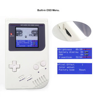 Le plus récent Hispeedido V5 Ultra IPS rétro-éclairage Menu OSD 36 Modes de couleur pleine taille 3.2 pouces RIPS Kit d'écran LCD pour Game Boy DMG GB DMG
