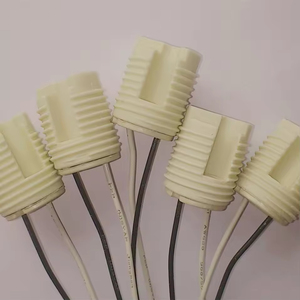 Gốm sứ <span class=keywords><strong>G9</strong></span> <span class=keywords><strong>LED</strong></span> Halogen giữ đèn M10 vít treo ánh sáng bóng đèn cơ sở ổ cắm cho ánh sáng đèn chủ sở hữu căn cứ - Product Image 1