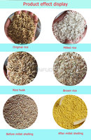 Mini fraiseuse à riz portable grain millet machines de traitement de riz brun blanc pour usage domestique rouleau en caoutchouc