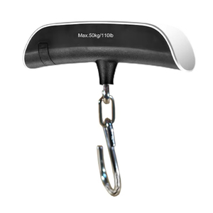 Báscula Digital Portátil con Pantalla LCD de 110 lb/<span class=keywords><strong>50</strong></span> <span class=keywords><strong>kg</strong></span>, Báscula de Viaje para Maletas, Gancho para Colgar, Herramientas de Balanza, Báscula de Equipaje de Alta Precisión - Product Image 1