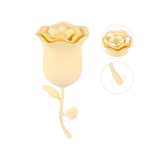 Vibrador Sweet Secret Rose, Color Rosa, Silicona ABS, Rotación y Vibración, Juguete de Estimulación para Adultos - Product Image 3
