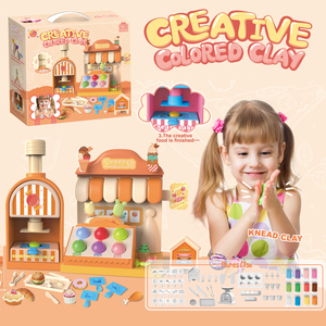 Shantou Chenghai DIY helado niños juguetes Color masa Dohs Set con moldes de arcilla polimérica juego educativo de arcilla polimérica niños - Product Image 6