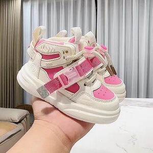 Zapatillas deportivas de primavera para niños, zapatillas casuales de skate para niñas, zapatillas de baloncesto de caña alta para niños - Product Image 4