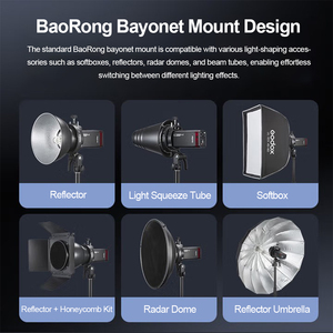 Support de flash Godox S2 <span class=keywords><strong>S3</strong></span> avec monture Bowens pour flashs Godox V1 AD200Pro AD400Pro - Product Image 6