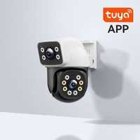 Nouvelle caméra de Surveillance double objectif double flux 360 degrés rotatif sans fil Wi-Fi extérieur étanche caméra TUYA
