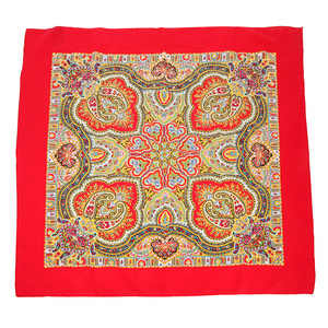 Pañuelos Cuadrados de Algodón Personalizados de Fábrica con Diseño Paisley, Logotipo Personalizado y Doble Impresión para Fanáticos de los Cowboys - Product Image 3