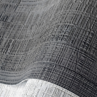 Panneau de pierre flexible à texture de bois scié gris foncé ultra-mince, revêtement mural en grain de bois MCM pour façade extérieure et intérieure