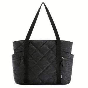 Women's Fashion Large Capacity Laptop <b>Tote</b> Shoulder <b>Bag</b> with Zipper Closure and Nylon Material - Product Image 1