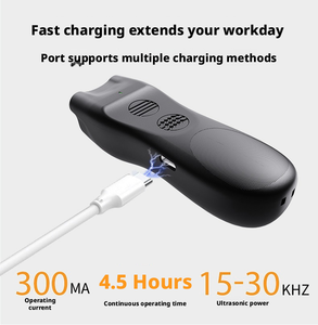 Dispositif anti-aboiement ultrasonique portable, 3 modes de vagues sonores, rechargeable, répulsif d'entraînement pour chiens de 6 <span class=keywords><strong>mois</strong></span> à <span class=keywords><strong>8</strong></span> ans - Product Image 5