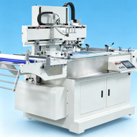 Nouvelle imprimante à écran de bureau entièrement automatique haute précision rouleau à rouleau avec alimentation automatique/prise automatique, durcissement UV programmable