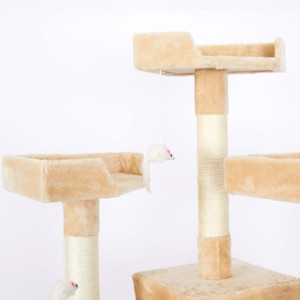 Escalada gimnasios felpa mimbre gato árbol muebles <span class=keywords><strong>para</strong></span> gatos grandes jugando - Product Image 4