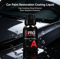 Revêtement céramique liquide haute dureté anti-rayures hydrofuge autonettoyant à base de fluor pour la protection de la peinture automobile brillant