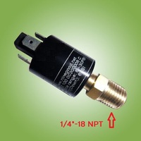 Capteur de pression d'eau haute/basse, interrupteur régulateur de pression, contrôle de pression CVC, indice de protection IP54, 250 V CA, 6 A, laiton et plastique
