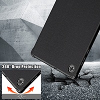 Étui pour tablette à rabat en cuir TPU de 10,1 pouces pour Lenovo Tab M10 HD 2e génération TB-X306X Noble Nook 10