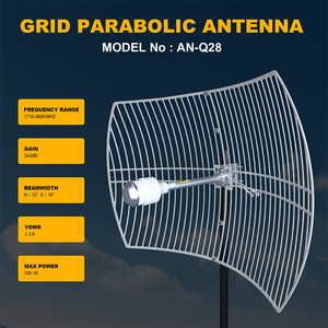 24dBi รับสัญญาณสูง4G 5g เต็มย่านความถี่1710-4000MHz ระยะไกลเสาอากาศจานติดตั้ง N ชนิด Q28 5g มดเครือข่ายภายนอก - Product Image 5