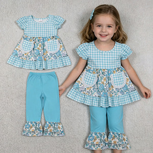 Ensembles de Vêtements Mignons pour Bébés Filles : Tunique Florale Décontractée et Leggings pour Enfants - Vente en Gros - Product Image 1