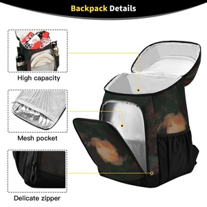 New Arrival Customized Space Large Capital Waterproof Print Lightweight <b>Backpack</b> Cooler <b>Lunch</b> <b>Bag</b> With Logo - Product Image 3