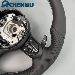 Volant sport avec bouton rouge-M pour BMW F30 F31 F10 F32 F33 F39 F80 F82 F87 Série <span class=keywords><strong>2</strong></span> 3 5 X1 X2 X3 X4 X5 X6 Plug and Play - Product Image 5
