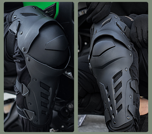 Cuối cùng bền PVC vỏ cứng xe máy bánh Ergonomic cong bảo vệ ống chân và đầu gối Pad bảo vệ cưỡi bánh cho mùa xuân - Product Image 6