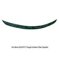 Mercedes Benz SLK R171 R172 200 300 350 55 2004-2012 en fibre de carbone humide Style AMG forge arrière en fibre de carbone becquet accessoire de voiture
