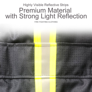 <strong>Firefighter</strong> Suit Fireman Uniform Fire Fighting <strong>Costume</strong> Firefighting Clothing Nomex Aramid Full-Body Flame Retardant Emergency - Product Image 4