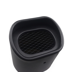 2.5-inch Stainless Steel Exhaust Pipe Head with square Mesh Black Tailpipe Head for Automobiles - Product Image 6